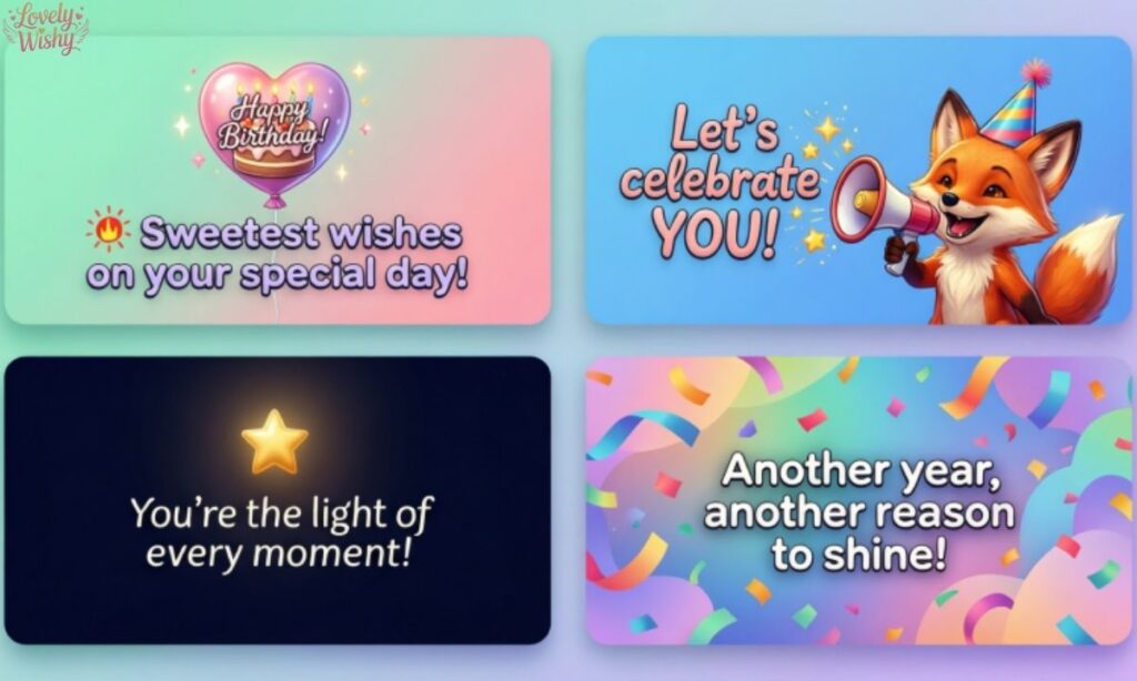 WhatsApp Birthday Status Ideas