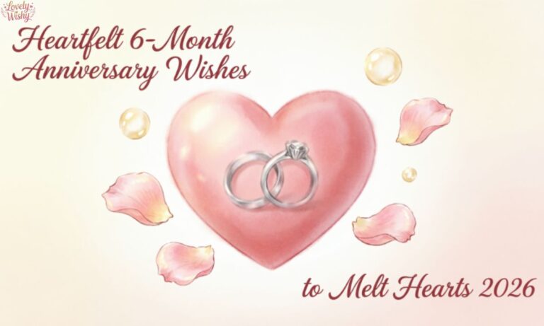 350+ Heartfelt 6-Month Anniversary Wishes to Melt Hearts 2026
