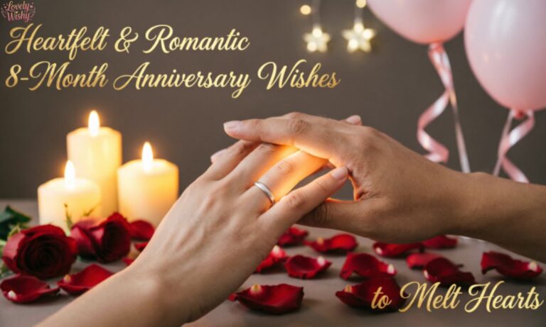 380+ Heartfelt & Romantic 8-Month Anniversary Wishes to Melt Hearts