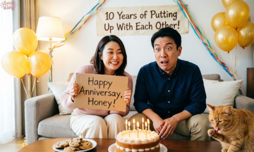Funny Anniversary Wishes for Husband