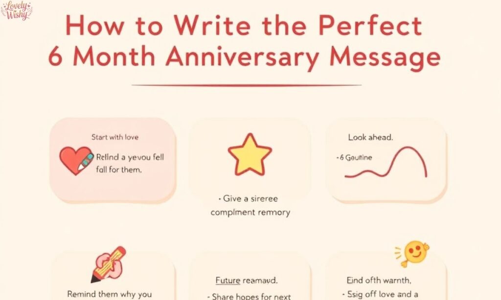 How to Write the Perfect 6-Month Anniversary Message