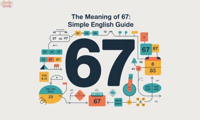 The Meaning of 67 Simple English Guide