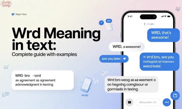 WRD Meaning in Text Complete Guide with Examples 