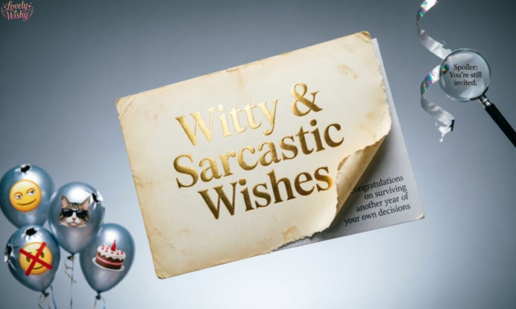 Witty & Sarcastic Wishes