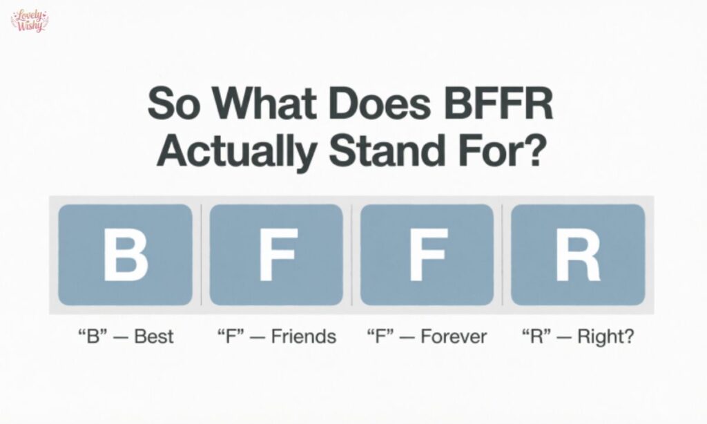 So What Does BFFR Actually Stand For