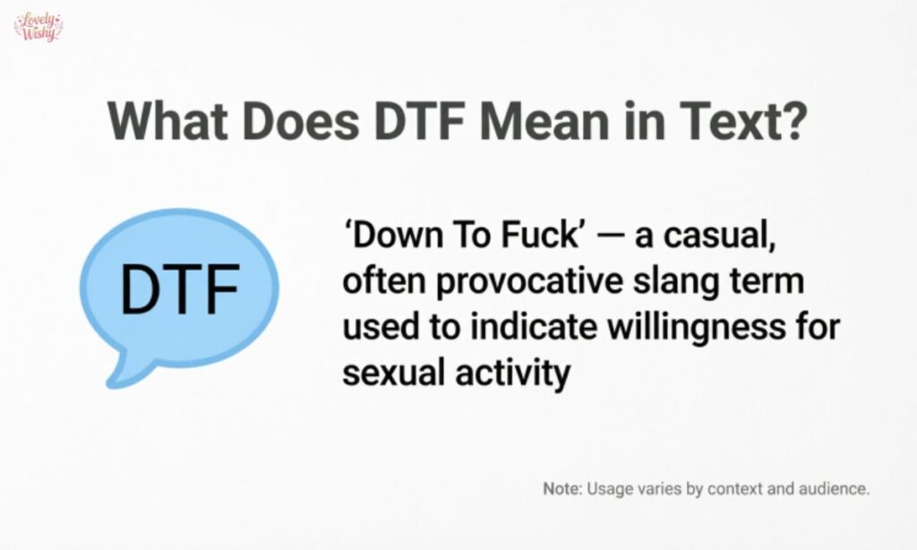 What Does DTF Mean in Text